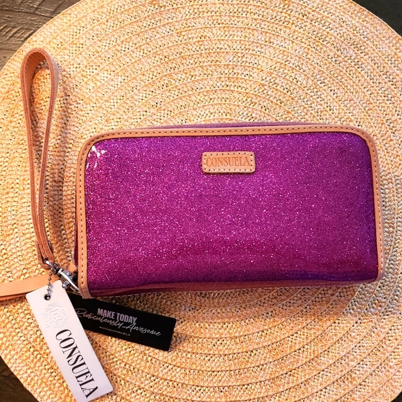 Consuela Handbags - Consuela NWT Berry wristlet